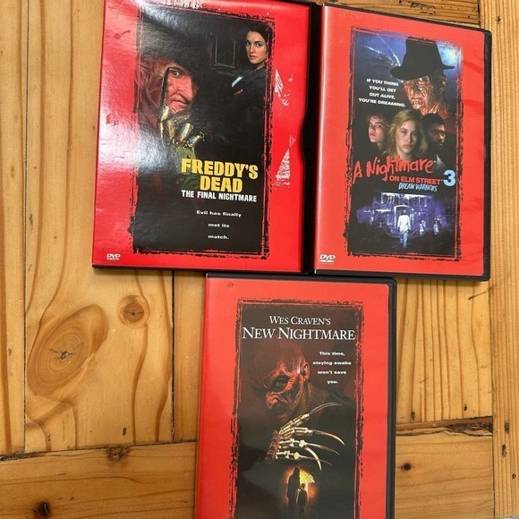 Horror Movie DVD lot Wes Cravens Nightmare Movie set Freddy - Picture 2 of 8
